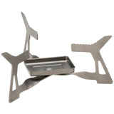Titanium Alcohol Stove Compact Ultralight Folding Outdoor Camping Titanium Solidified Alcohol Stove Burning Furnace