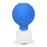 Rubber Head Glass Vacuum Cupping body Massager ventosa Suction Cups Glasses vacuum suction therapy cupping set cans for massage