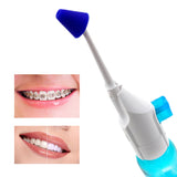 Simple Oral Irrigator Rinse Dental Irrigator 2 Tips Water Dental Flosser Portable Nasal Irrigators Water 2 Jet Teeth Cleaner