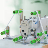 Sewing machine elastic frame support elastic belt pull trousers waist frame flat car double needle car free punching accessories