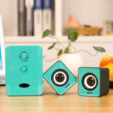 2022.Newest Full Range 3D Stereo Subwoofer 100% Bass PC Speaker Portable Music DJ USB Computer Speakers for Laptop TV