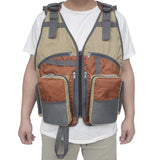 Fishing Breathable Sport Vests Adjustable Travel Outdoor Camping Vest with Multi-Pockets Men Women Waistcoat for Men Women