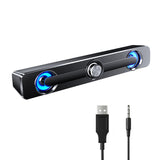 Computer Speaker USB Wired Powerful  Bar Stereo Subwoofer Bass Speaker Surround Sound Box for PC Laptop Phone Tablet MP3 MP4