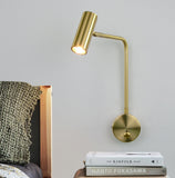 LED Indoor lighting Golden Decor wall lamps 7W with switch for bedroom Bedside Living room Aisle sconces Luminaire Minimalist