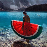 180cm Iatable Giant Pool Float Mattress Toys Watermelon Iatable Floating Raft Floating Bed Adults Swimming Toys Life Buoy