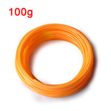 DIY 3D Printer Filament PLA 1.75mm 1Kg /Roll Multi Colors 3D Printing Pen Plastic Wire Rubber Consumables Materials 100g Sample