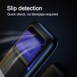 Blowing-air Alcohol Tester High-Precision Mini Non-Contact Alcohol Breath Tester Digital Display USB Rechargeable Breathalyzer