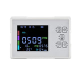 KF-909 LCD Display Air Quality Detector Time Date Display Multifunctional Indoor Air Quality Monitor Carbon Dioxide CO2 Monoxide