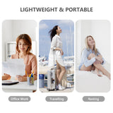 Menstrual Heating Pad Portable USB Cable Cordless 3 Heat Levels 3 Vibration Massage Modes for Back Belly Pain Relief Cramps
