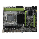 X58 Motherboard LGA1366 Computer Motherboard Support RX Graphics Card With X5660 CPU+DDR3 4GB 1066Mhz RAM+Switch Cable