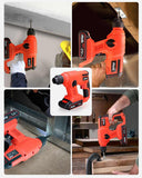 100-240V 21V 2.0Ah Electric Impact Drill Hammer Electric Cordless Drill Powerful Speed ConcreteBreaker W/ One Battery