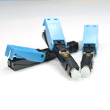 100PCS FTTH SC UPC Optical fiber covered wire SC UPC quick connector FTTH Fiber Optic Fast Connector SC Connector Free shipping