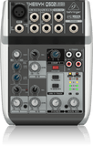 Behringer XENYX Q502USB Mixer Premium 5-Input 2-Bus with XENYX Mic Preamp,Compressor,British EQ and USB/Audio Interface