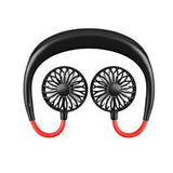 Wearable Lazy Sports Halter Fan Mini Hanging Neck Fan USB Rechargeable Cover Halter Sports Fan Air Cooler Outdoor