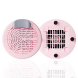 40W Nail Vacuum Cleaner Round Fan Vacuum Suction Nail Dust Collector With 1PCS Filter Manicure Machine Fan Nail Art Salon Tool