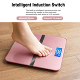 Electronic Scale USB Charging Household Electronic Body Weight Scale Bathroom Weight Loss Scale Precision Temperature Scale