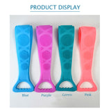 Magic Silicone Brushes Bath Towels Rubbing Back Mud Peeling Body Massage Brush Shower Extended Scrubber Clean Skin Exfoliating