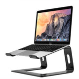 Vertical Laptop Stand Ergonomic Aluminum Laptop Computer Stand Detachable Laptop Riser Notebook Holder Stand Macbook Pro Support