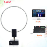 GA-450 GA450 Loop Antenna SDR Short Medium Wave Radio Antenna SW 2.30-30MHz MW 522-1710KHz