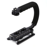 C-Shape Video Handle Stabilizer Grip Bracket Holder Video Camera Stabilizers For SLR DV Cameras Free Shipping Camera Accessories