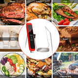 INKBIRD 2 in 1 Digital Meat Thermometer Kitchen Cooking Utensil Temperature Measuring BBQ Thermometer with Alarm Dual Probe Tool