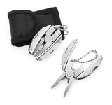 Portable Multifunction Folding Plier Stainless Steel Foldaway Knife Keychain Screwdriver Camping Survival Outdoor Tools