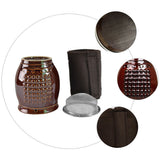 Portable Moxibustion Box Ceramic Moxibustion Scraping Can Moxa Burning Tool