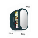 Mini Refrigerator with LED Light Cosmetic Skincare Refrigerators Makeup for Home Office and Car Portable Fridge Cooler Warme