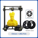 Chiron 3D Printer DIY TFT Auto-leveling Impresora 3D Printers Extruder Dual Z Axis Impressora 3D Printing Kit Drucker