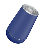 New Bluetooth speaker bass hifi small steel gun barrel Card mini round sound wireless microphone