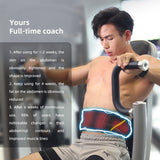 Abs Trainer Muscle Stimulator with USB Rechargeable Abdominal Toning Slim Belt EMS Vibration Fitness Massager