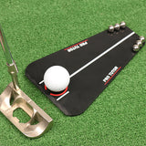 Golf Putting Tutor Golf Putting Aid Portable Plastic Durable Compact Accessories for Beginners Professionals Practice