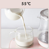220V 0.8L Electric Glass Kettle Multifunctional Cooking Pot Household Electric Health Preserving Pot Tea Dessert Cooking Pot