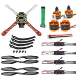 DIY F450 450mm 4-Axle / F550 6-Axle Airframe Frame Kit+30A Brushless ESC 920KV CW CCW Motor 1045 Carbon Fiber CW CCW Propellers