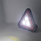 3 COB 30W 1500LM LED Work Light Portable Waterproof LED Flood Lights Triangle Warning Light for Outdoor Camping Hiking Emergency