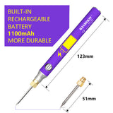 330~400℃ 8W Portable Cordless Mini Electric Soldering Iron Temperature Adjustable Soldering Iron Household DIY Welding Tool Set