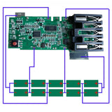 M18 Li-Ion Battery Plastic Case PCB Charging Protection Circuit Board Shell for 18V 3Ah 6Ah 9Ah Sticker Label