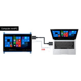 7 Inch TN Screen Monitor 800X480 Capacitive Display HDMI-Compatible VGA Interface Display For Raspberry Pi