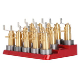 Aluminum Alloy Watch Mainspring Winding Winder Accessory Watch Repair Tool for 3135 2836 8200 Movement Red Base for Watchmakers