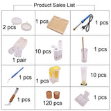 12 kinds 150 Pcs Beekeeping Tools Combination packages Scraper Royal king cage Protective Cover Electric wire embedding device
