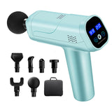 Massage Gun Deep Tissue Percussion Muscle Massager For Pain Relief 20 Speeds LCD Touch Display Fascia Gun Electric Body Massage