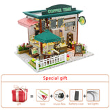 Diy Miniature Dollhouse Kit Doll House Furniture Handmade Model Room Box Toys For Children Christmas Gift Wooden House For Adult
