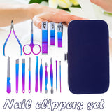 Good Health Nail Clippers Sets High Precision Stainless Steel Nail Cutter Pedicure Kit Nail File Sharp Nail Scissors and Clipper