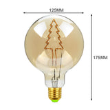 Antique LED bulbs Creative Soft light christmas tree 110V 220V Decorative Spherical warm light Personalized retro lamp E27 4W