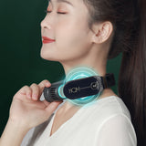 Portable Hanging Neck Fan Cooling Heater Smart Electric Bladeless Heating Air Conditioner Neck Silent Fan for Home Office Travel