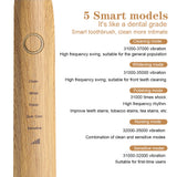 Bamboo Electric Toothbrushes Nylon Bristles- Biodegradable Natural Eco-Friendly Compostable Vegan Reusable