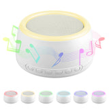 Desktop Rechargeable White Noise Machine Sleep Therapy Sound Machine 30 Soothing Sounds  with Colorful Touch Control Night Light