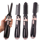 Electric 4 in 1 Curling iron Ceramic Hair Dryer Professional Hairdressing with Hair Brush Comb Roller Curling Wand Salon Styling