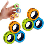 Funny Fidget Spinner Magnetische Ringen Magnetic Bracelet Ring Unzip Toy Anti Stress Figet Toys Hotwhells Stress Reliever Toys