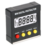 360° Mini Digital Protractor Inclinometer Electronic Level Box Magnetic Base Angle Finder Measuring Tools Construction tools